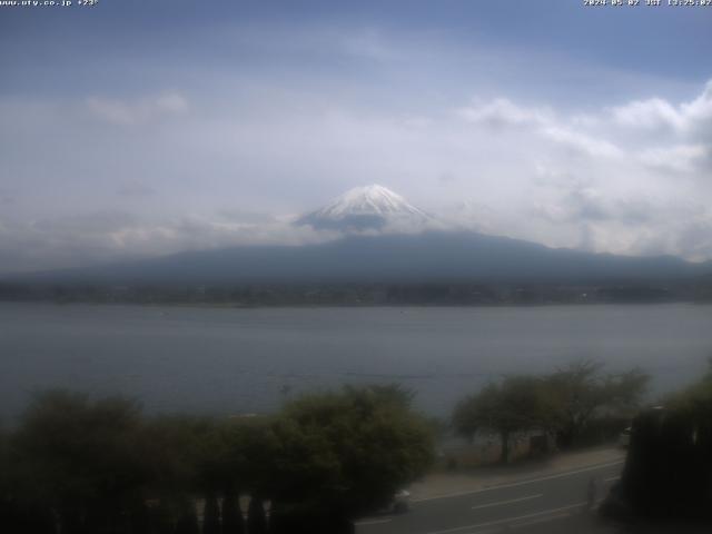 河口湖からの富士山