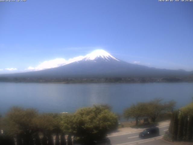 河口湖からの富士山