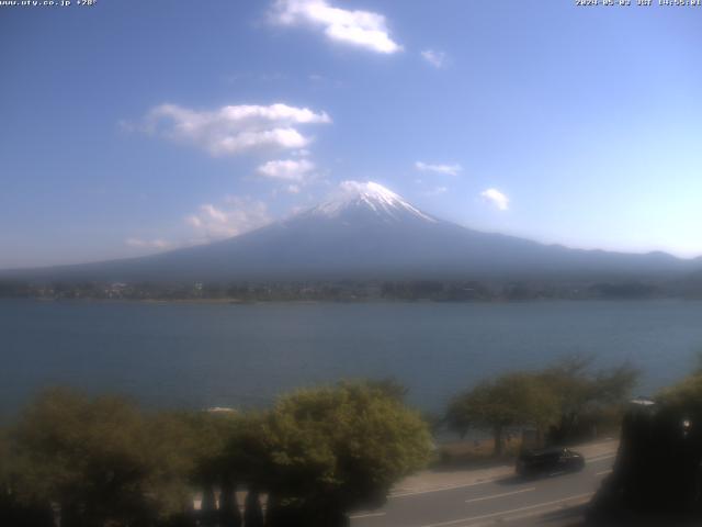 河口湖からの富士山