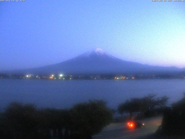 河口湖からの富士山