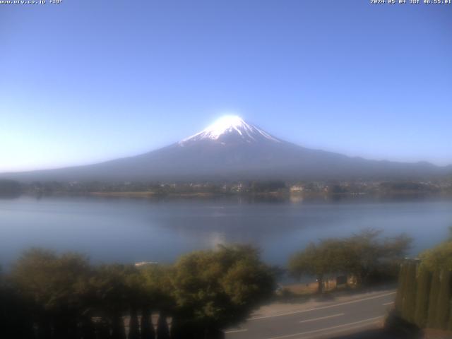 河口湖からの富士山