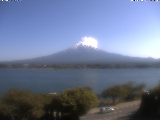 河口湖からの富士山