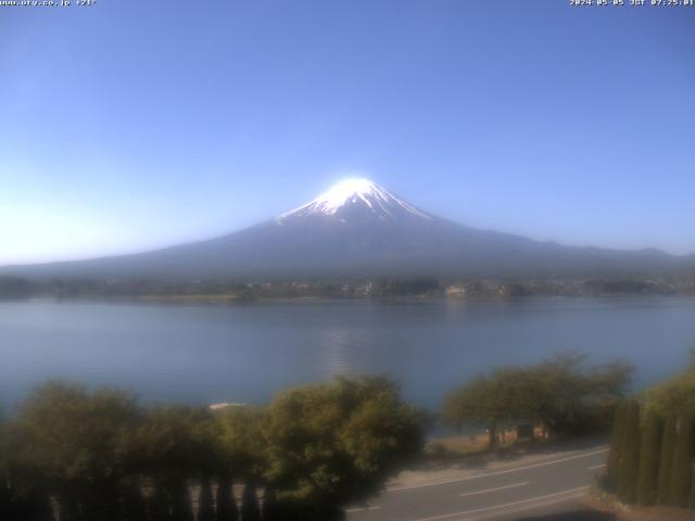 河口湖からの富士山