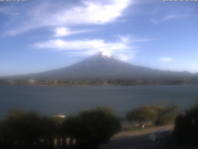 河口湖からの富士山