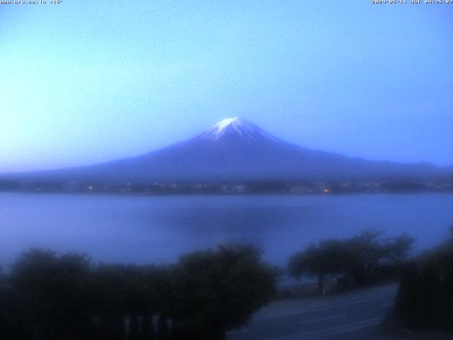 河口湖からの富士山