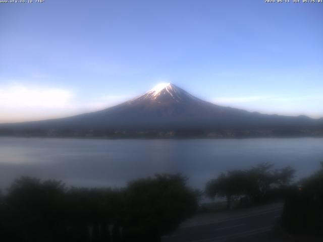 河口湖からの富士山