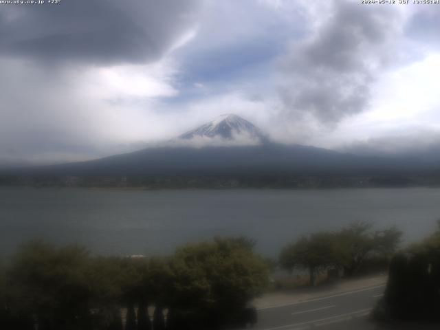 河口湖からの富士山