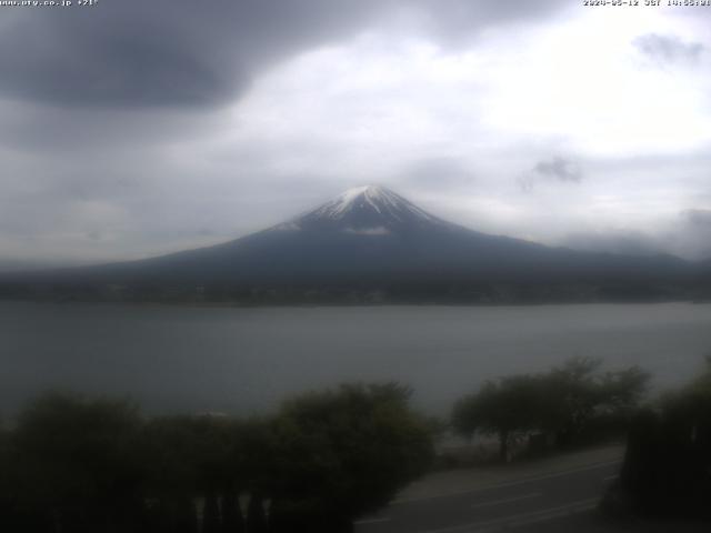 河口湖からの富士山