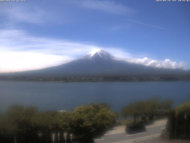 河口湖からの富士山