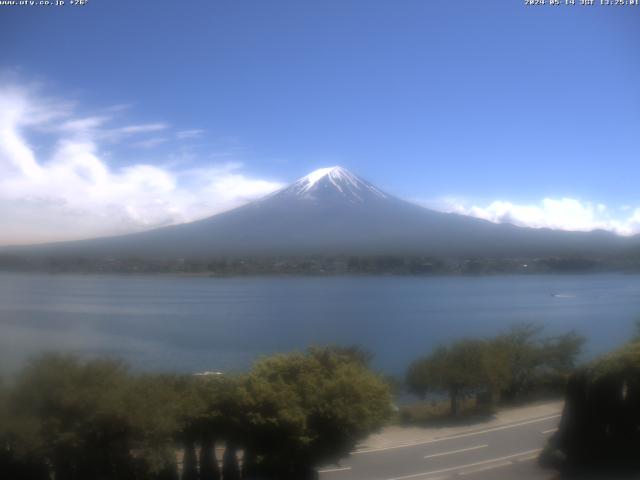 河口湖からの富士山