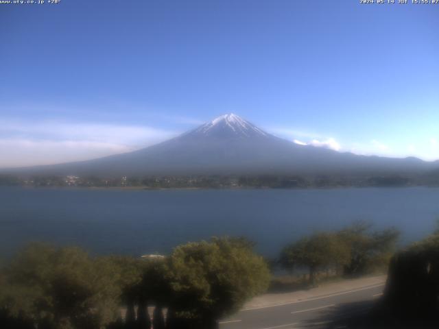 河口湖からの富士山