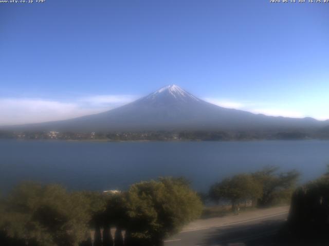 河口湖からの富士山