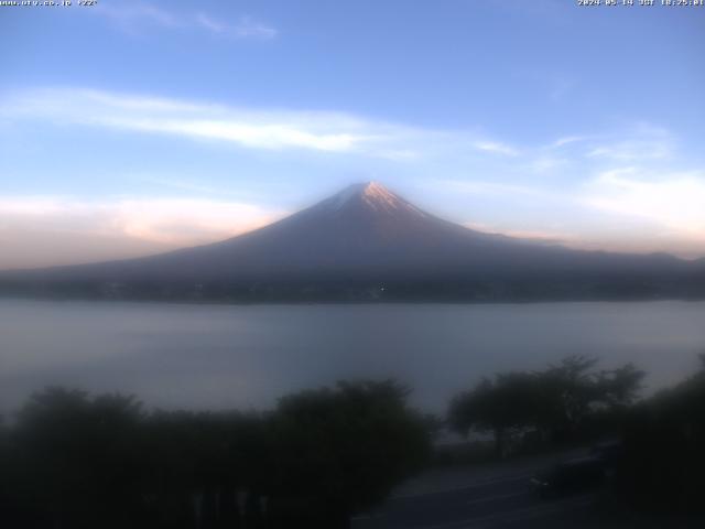 河口湖からの富士山