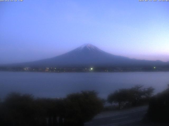 河口湖からの富士山