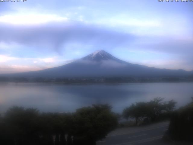 河口湖からの富士山