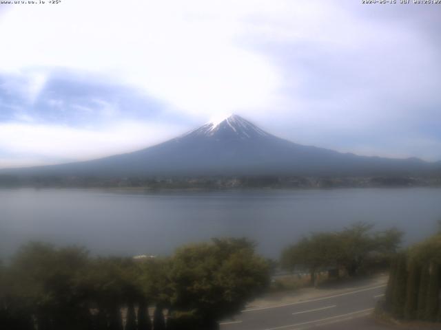 河口湖からの富士山