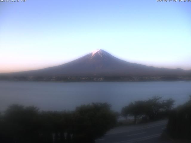 河口湖からの富士山