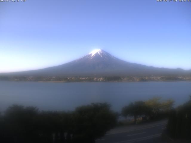 河口湖からの富士山