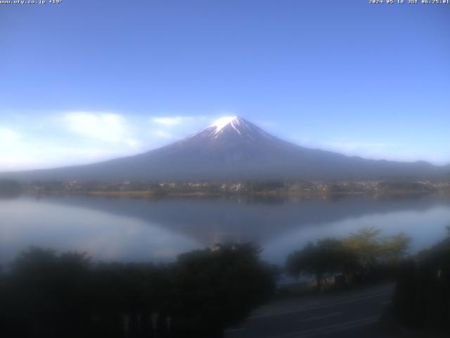 河口湖からの富士山