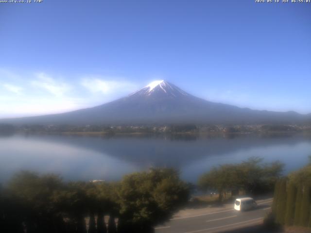 河口湖からの富士山