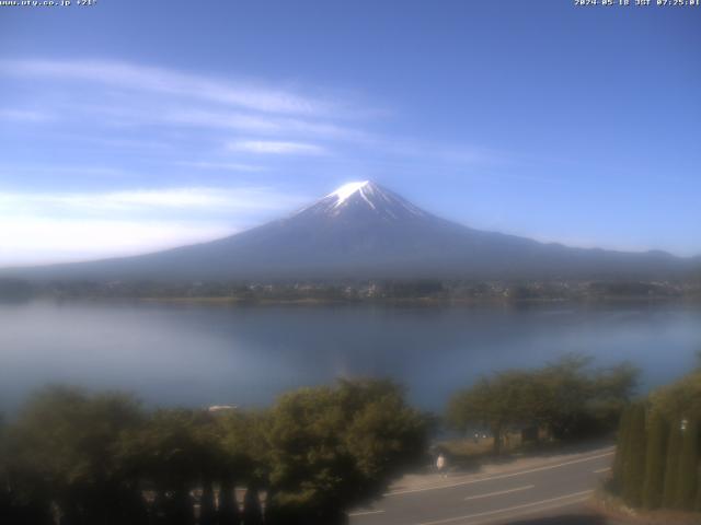 河口湖からの富士山