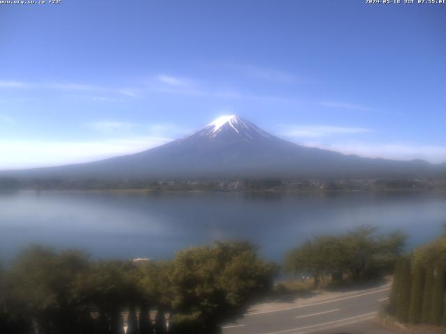 河口湖からの富士山