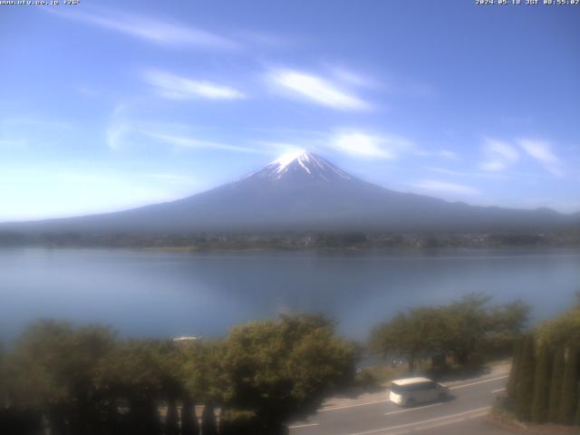 河口湖からの富士山