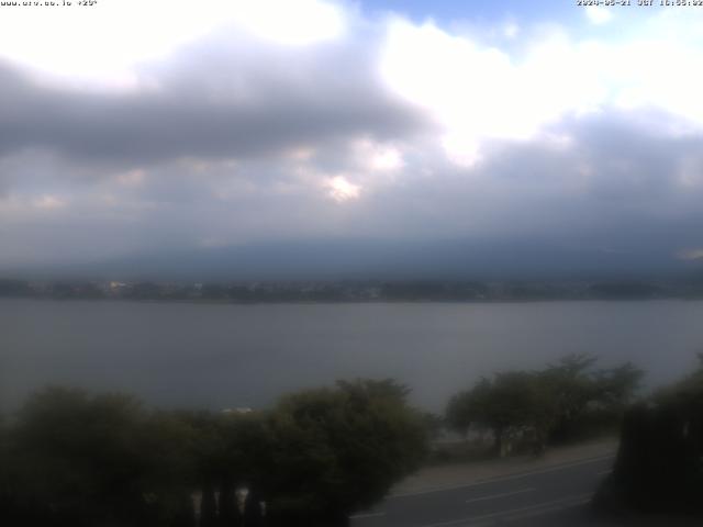 河口湖からの富士山