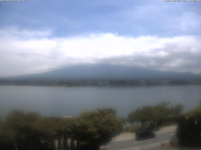 河口湖からの富士山