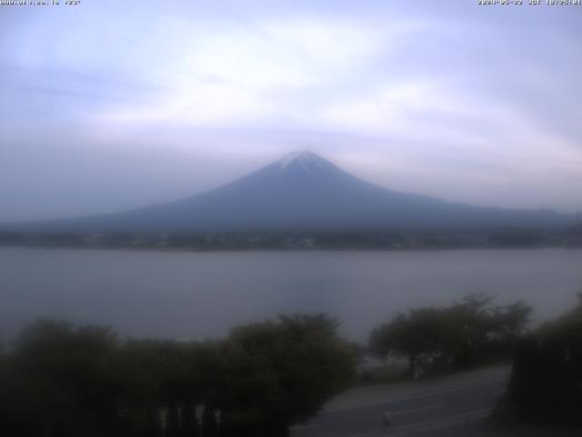 河口湖からの富士山