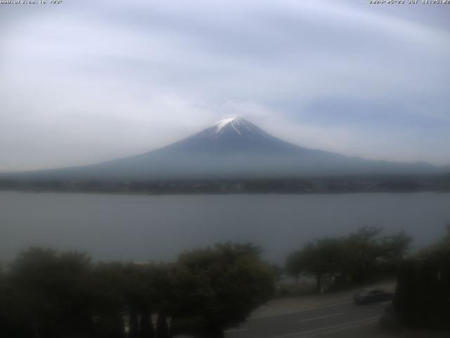 河口湖からの富士山