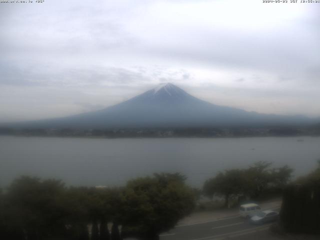 河口湖からの富士山