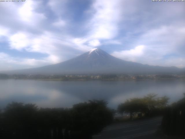 河口湖からの富士山