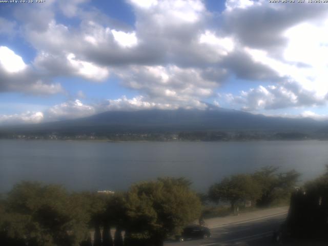 河口湖からの富士山