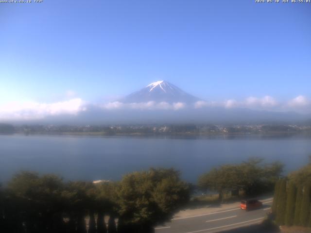 河口湖からの富士山