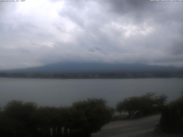 河口湖からの富士山