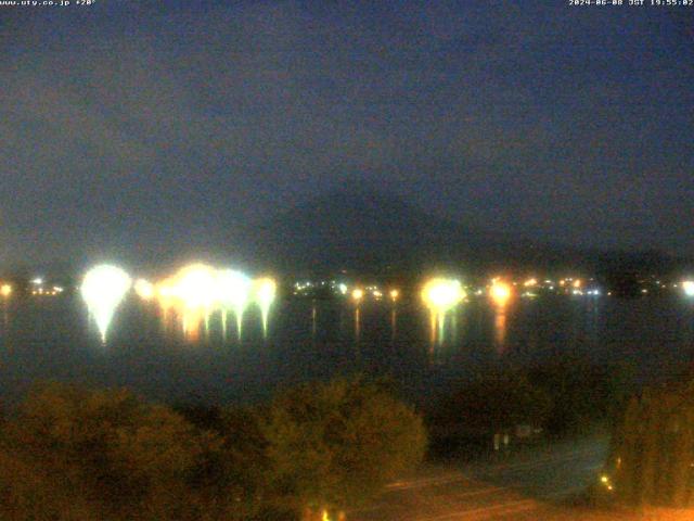 河口湖からの富士山