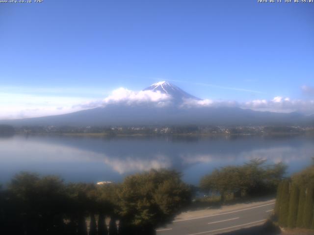 河口湖からの富士山