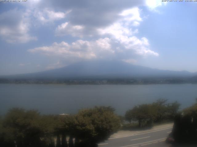 河口湖からの富士山