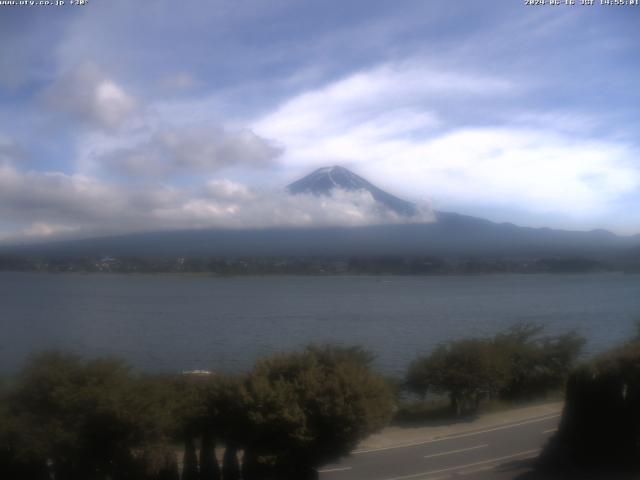 河口湖からの富士山