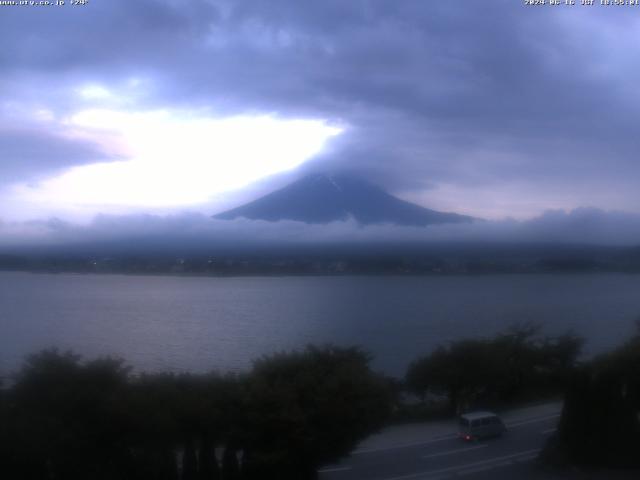 河口湖からの富士山