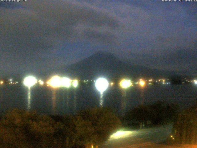 河口湖からの富士山