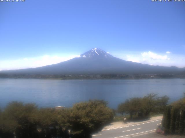 河口湖からの富士山