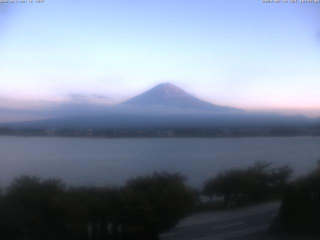 河口湖からの富士山