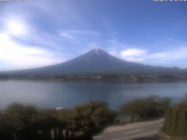 河口湖からの富士山