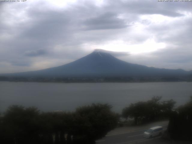 河口湖からの富士山