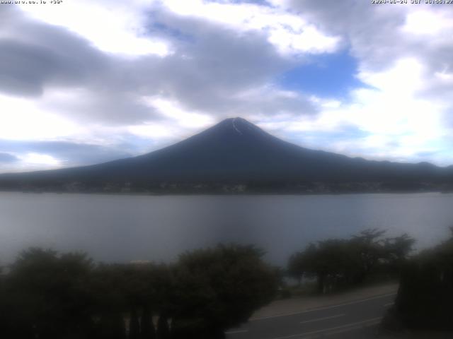 河口湖からの富士山