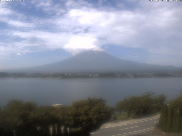 河口湖からの富士山