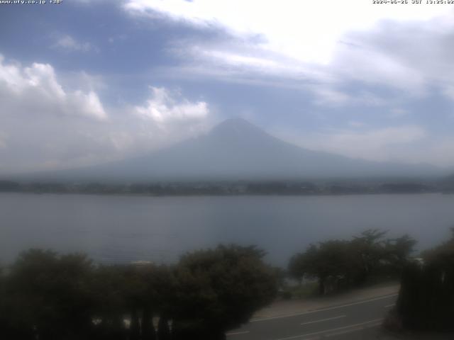 河口湖からの富士山