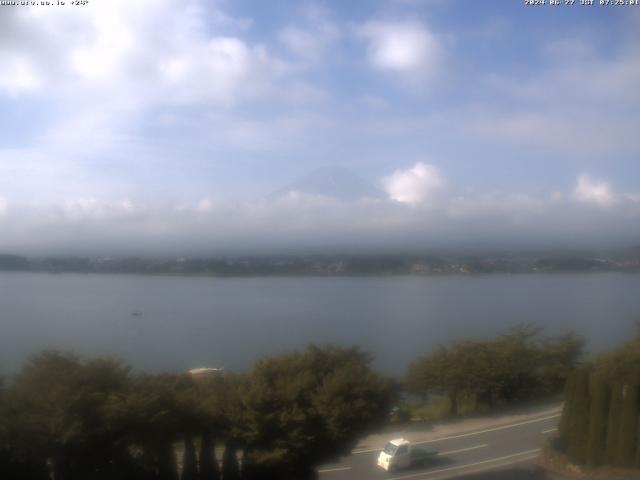 河口湖からの富士山